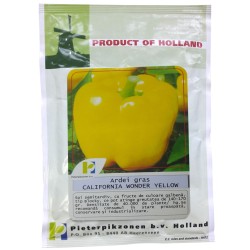 Seminte Ardei gras CALIFORNIA WONDER YELLOW PPZ Olanda - 10 g