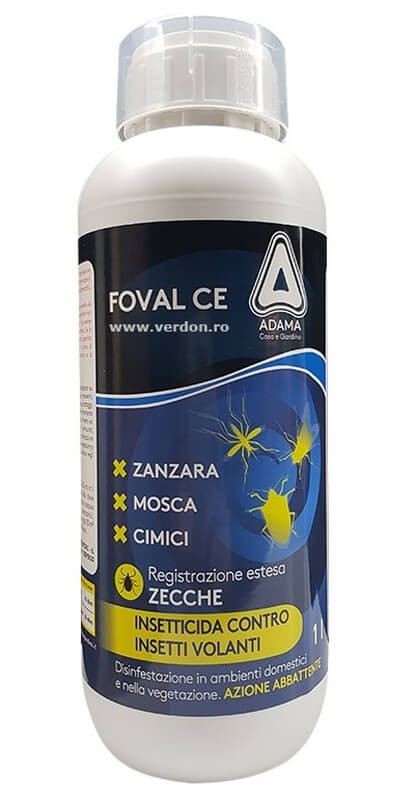 Insecticid FOVAL CE - 1 Litru, Kollant Italia, Muste, Tantari, Gandaci de Bucatarie