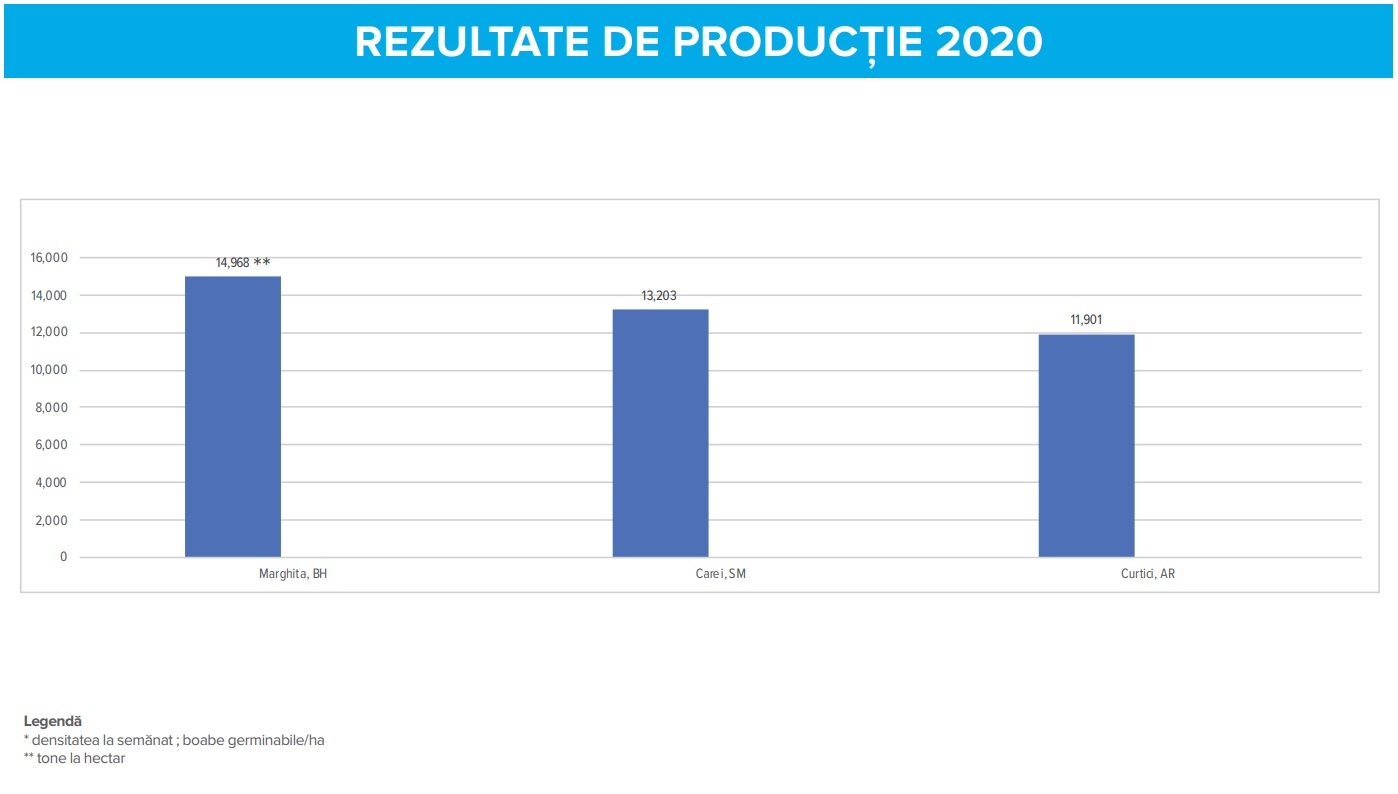 Rezultate productie Hibrid Dekalb DKC 4897 - Verdon