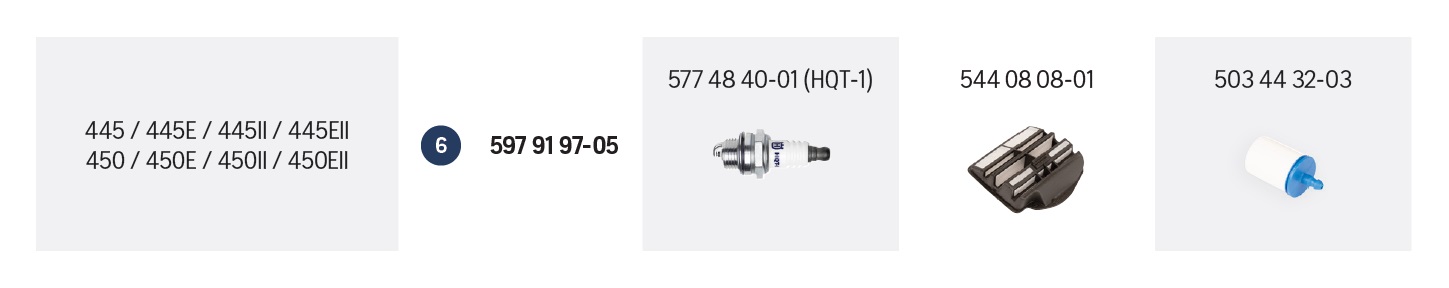 Kit de intretinere drujba Husqvarna 597919705
