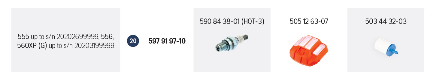 Kit de intretinere drujba Husqvarna 597919710