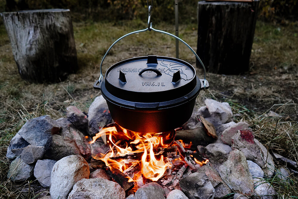 Ceaun fontă Valhal Outdoor VH6.1L
