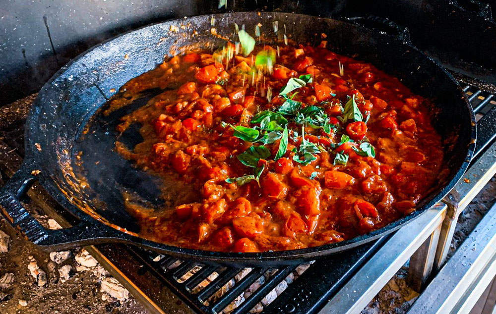 Tigaie Wok fonta Valhal Outdoor VHWOK36