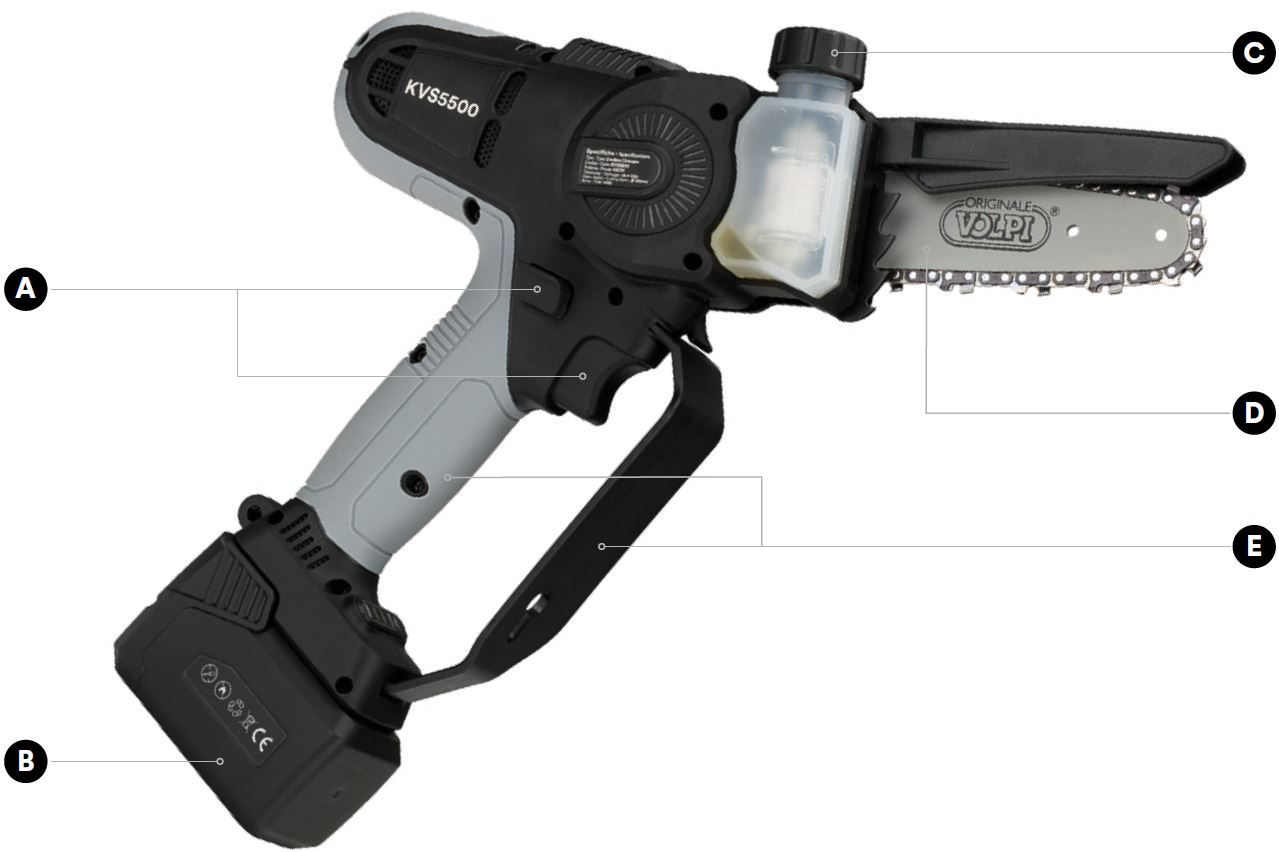 Fierastrau electric cu acumulatori Volpi KVS5500