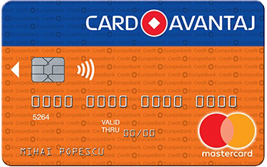Plata in rate Card Avantaj